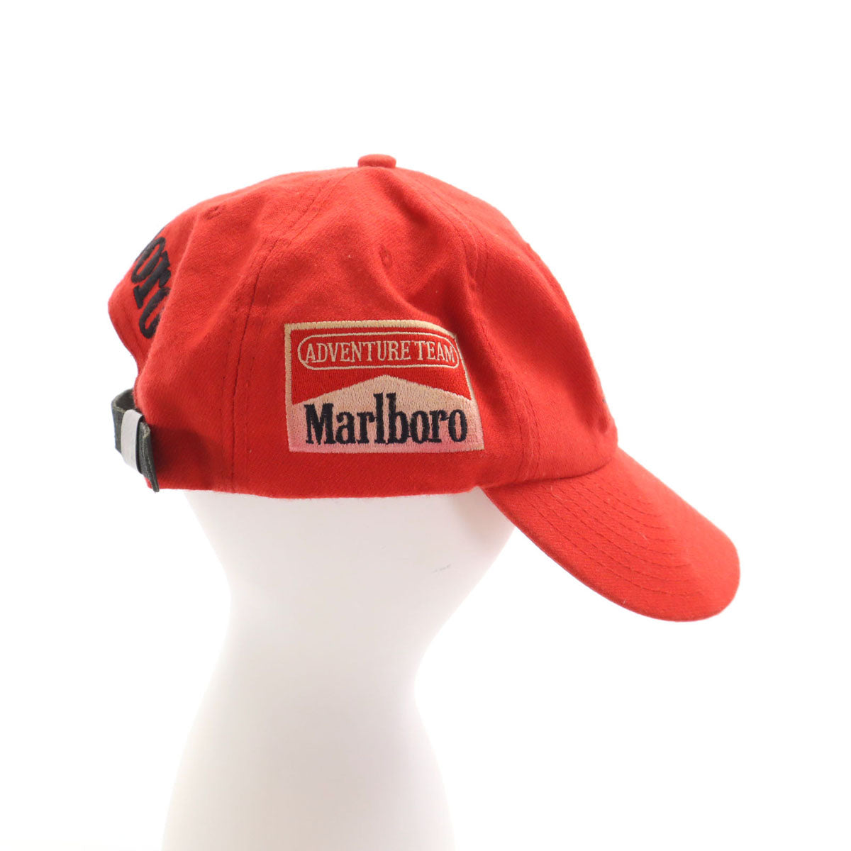Marlboro マルボロ 90s オールド スネーク キャップ フリー レッド 帽子 メンズ