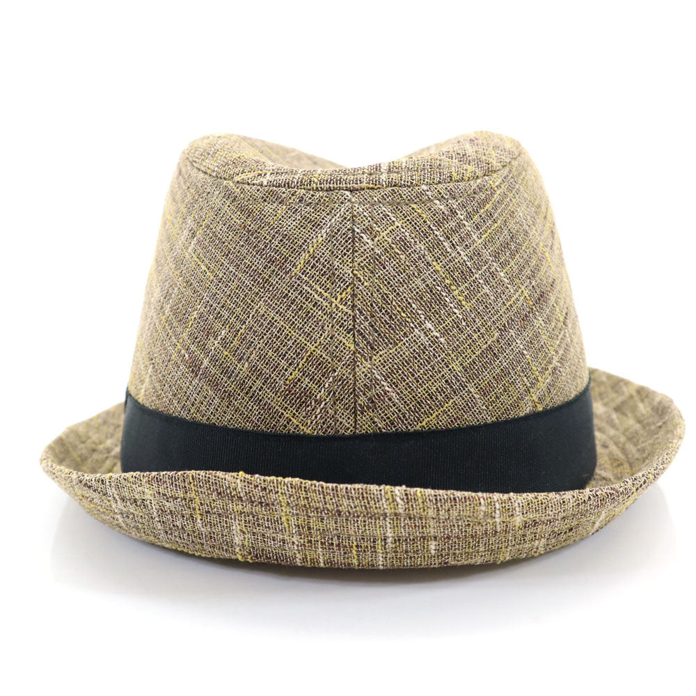 BASIQUENTI ベーシックエンティ ハット 57-59cm ブラウン系 中折れ帽 メンズ