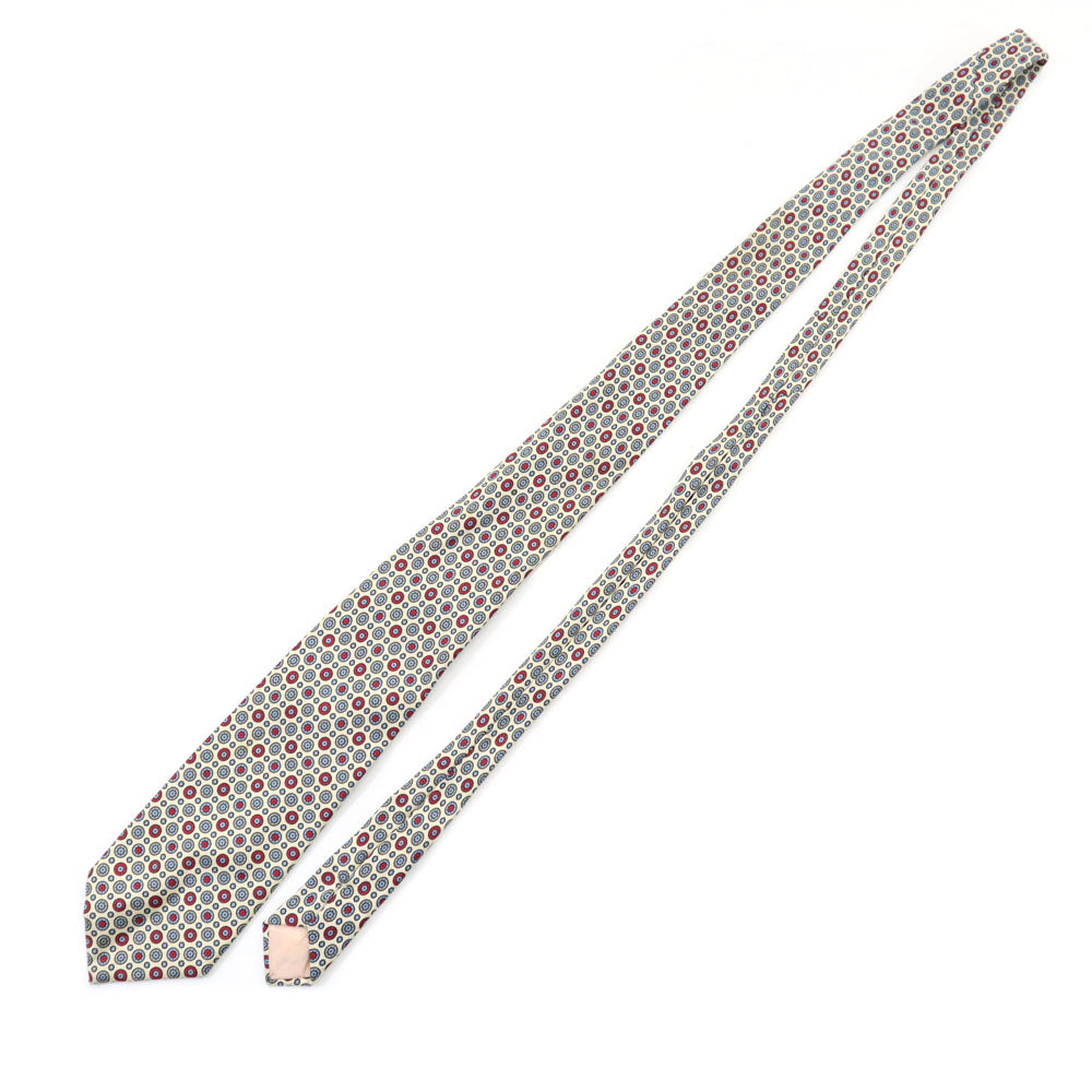 アクアスキュータム シルク 総柄 ネクタイ Aquascutum メンズ