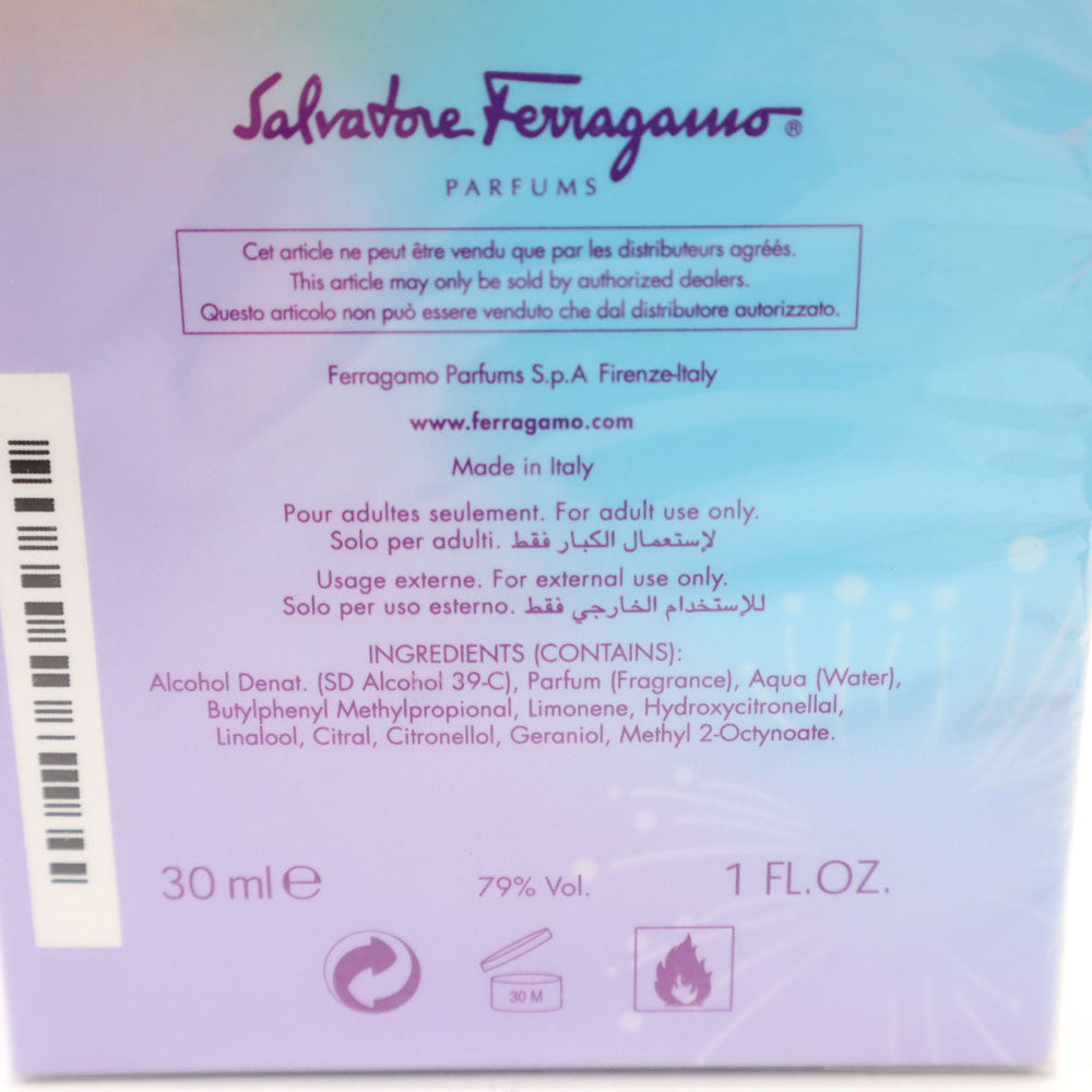 未使用 Salvatore Ferragamo サルヴァトーレフェラガモ イタリア製 インカントシャイン オーデトワレ 香水 レディース