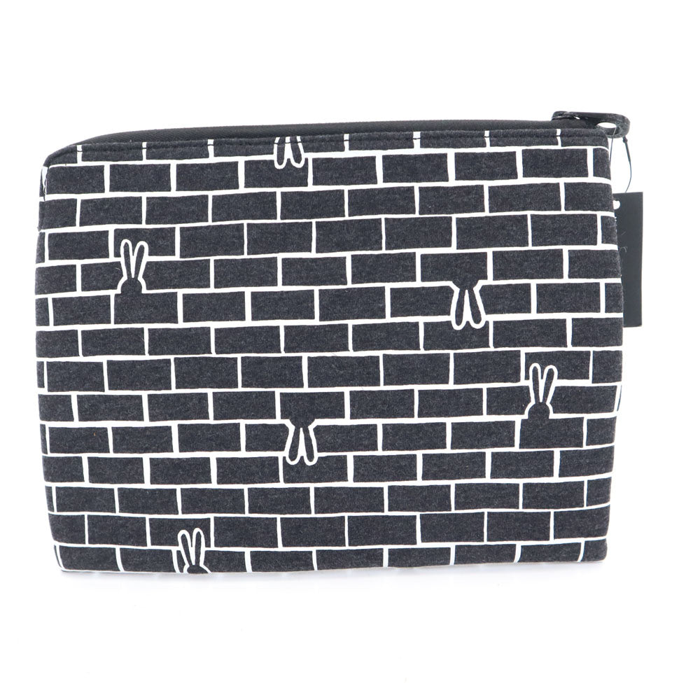 MARC BY MARC JACOBS マークバイマークジェイコブス 未使用 総柄 タブレットケース ブラック系 タグ付き レディース