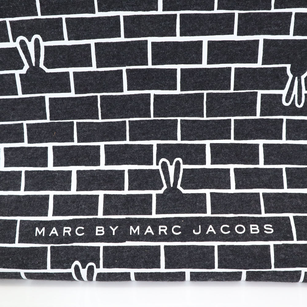 MARC BY MARC JACOBS マークバイマークジェイコブス 未使用 総柄 タブレットケース ブラック系 タグ付き レディース