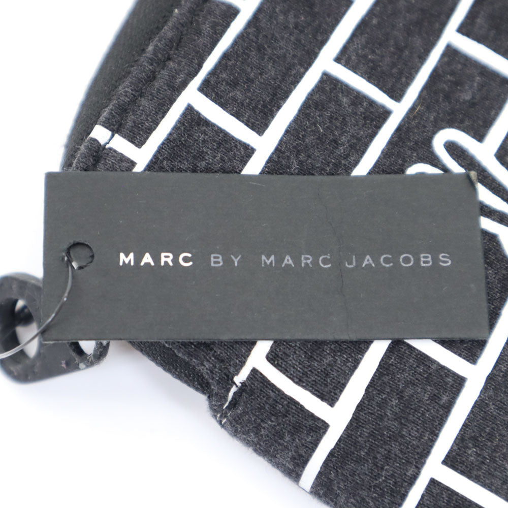 MARC BY MARC JACOBS マークバイマークジェイコブス 未使用 総柄 タブレットケース ブラック系 タグ付き レディース
