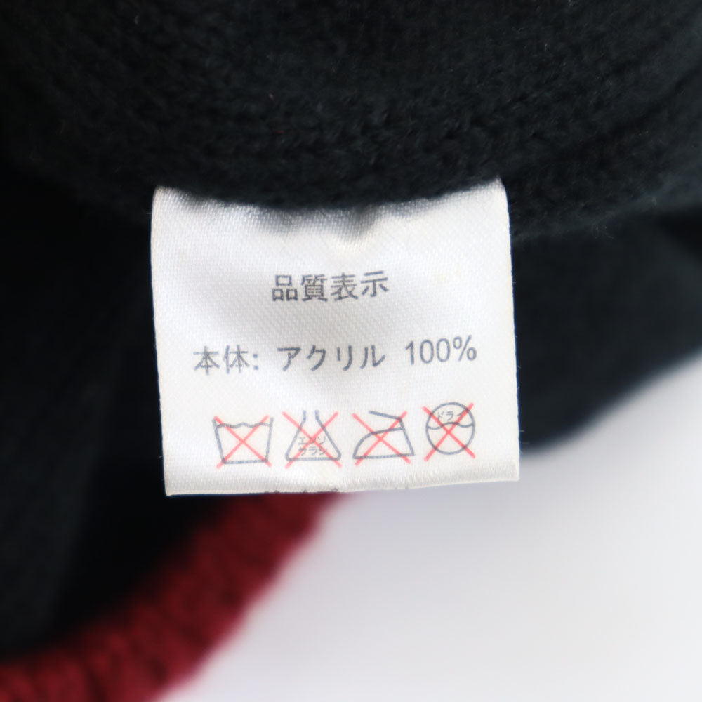 スラッシャー ニットキャップ レッド系 THRASHER ビーニー メンズ