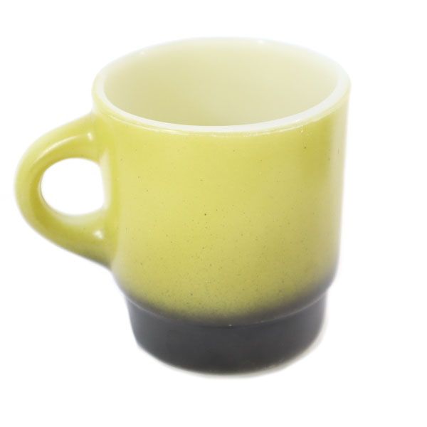 ファイヤーキング 60s USA製 スタッキング マグカップ グリーン系 オールド メンズ