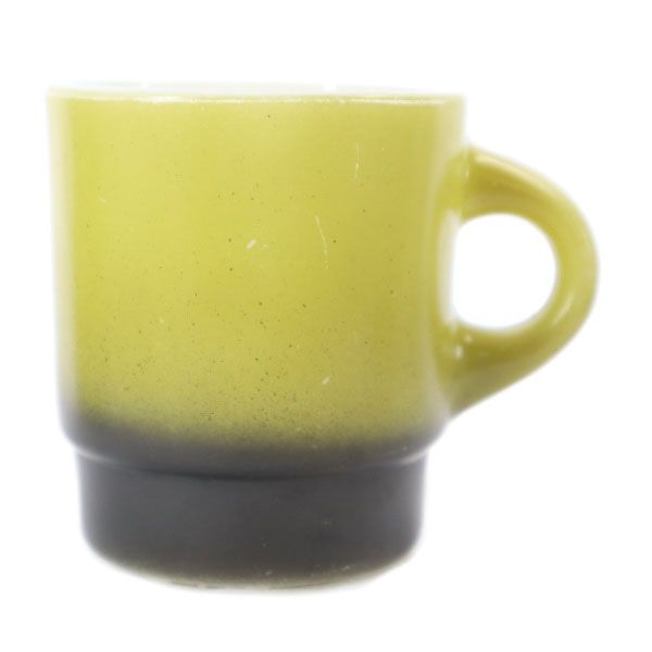 ファイヤーキング 60s USA製 スタッキング マグカップ グリーン系 オールド メンズ