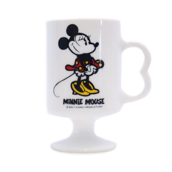 フェデラル 60s 70s ミニーマウス ヴィンテージ フッテッド マグカップ ホワイト オールド メンズ
