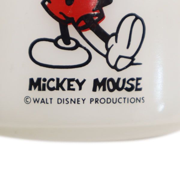 フェデラル 60s 70s ミルクガラス ミッキーマウス ヴィンテージ マグカップ ホワイト オールド メンズ