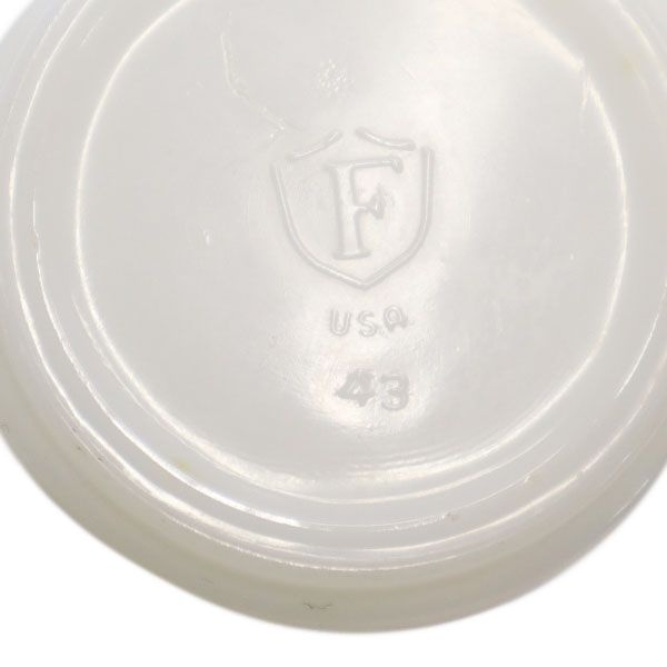 フェデラル 60s 70s ミルクガラス ミッキーマウス ヴィンテージ マグカップ ホワイト オールド メンズ