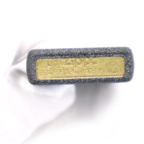 ジッポー 2014年 USA製 月面着陸 オイルライター グレー ZIPPO メンズ