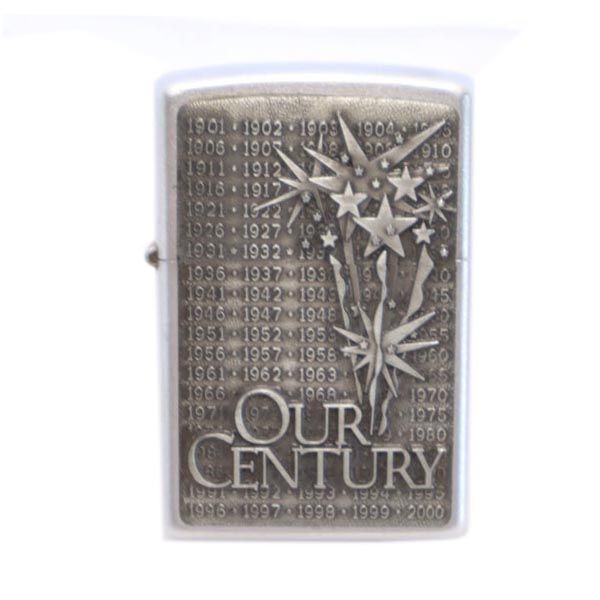 ジッポー 90s 1999年 USA製 OUR CENTURY オイルライター シルバー オールド メンズ