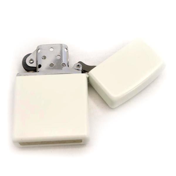 ジッポー 2015年 USA製 オイルライター ホワイト メンズ