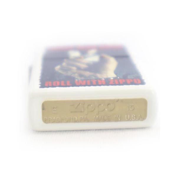 ジッポー 2015年 USA製 オイルライター ホワイト メンズ