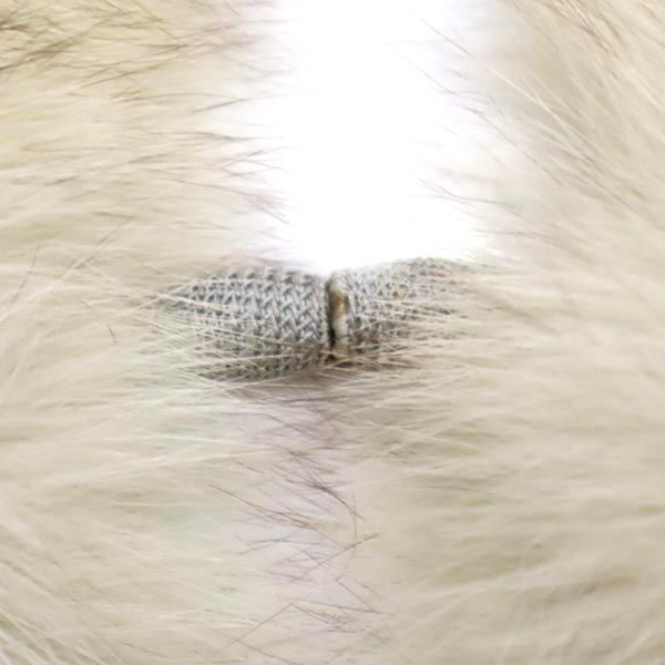 SAGA FOX サガフォックス ファー ショール ベージュ系 Superb Quality Ranched Fox レディース