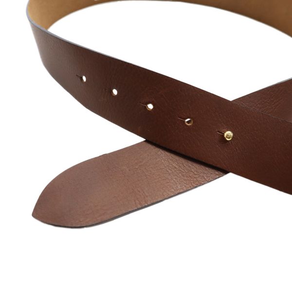 未使用 nano universe ナノユニバース アンボワーズ AMBOISE ギボシ ベルト ブラウン レディース