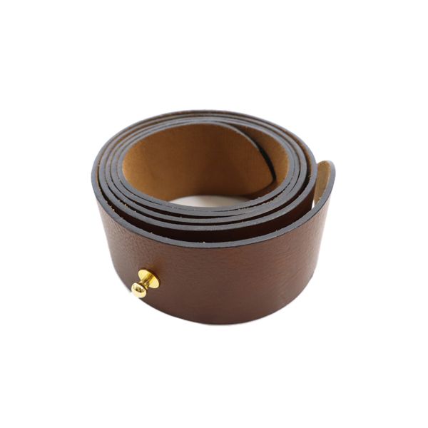 未使用 nano universe ナノユニバース アンボワーズ AMBOISE ギボシ ベルト ブラウン レディース