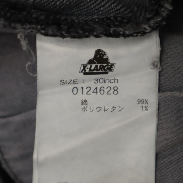 XLARGE エクストララージ テーパードデニムパンツ w30 ストレッチ ジーパン メンズ