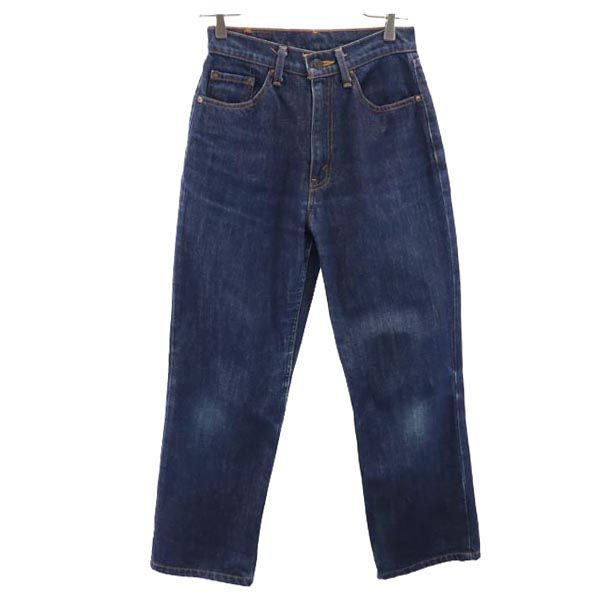 Levi's リーバイス 90s 日本製 W519 ハイウエスト デニムパンツ W29 ネイビー ジーパン レディース