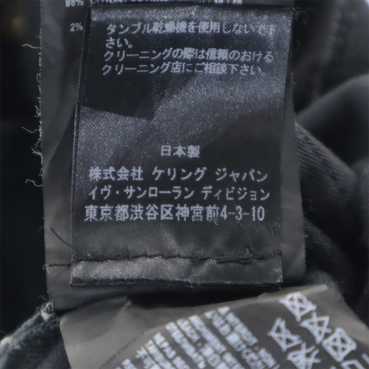 SAINT LAURENT サンローラン ダメージ加工 スキニーデニムパンツ w29 ブラック 日本製 ジーンズ ジーパン レディース