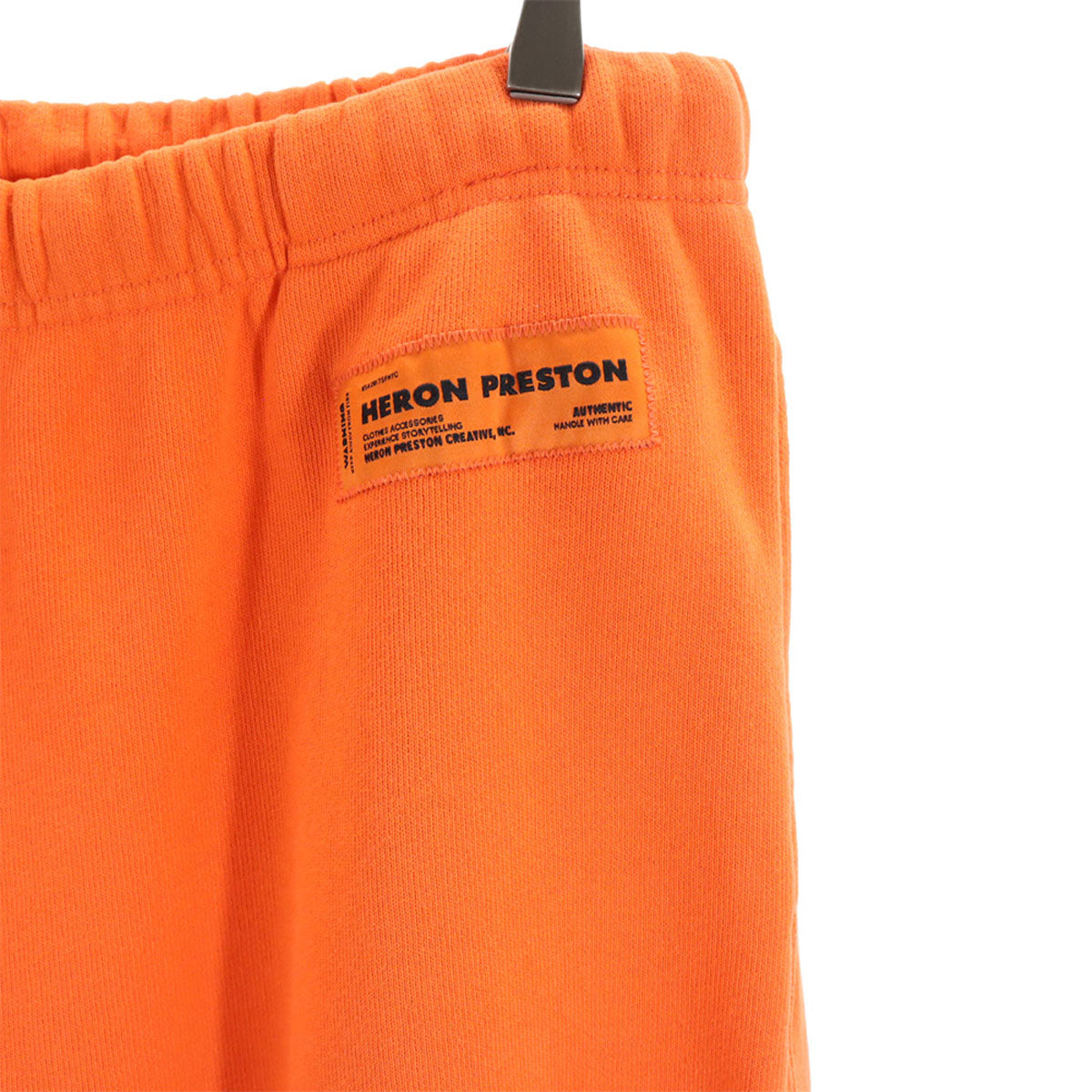 HERON PRESTON ヘロンプレストン スウェットパンツ L オレンジ メンズ