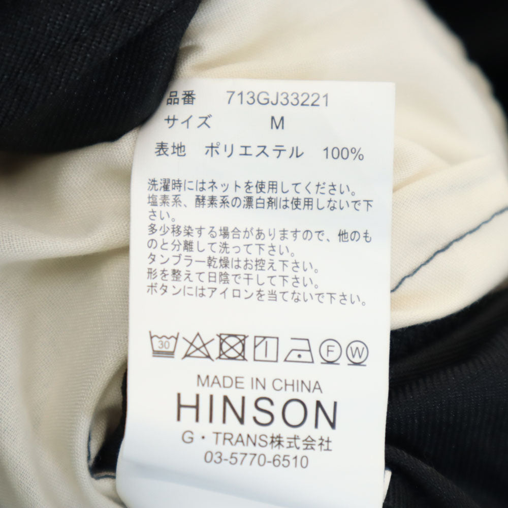HINSON ヒンソン ロングパンツ M ブラック系 メンズ