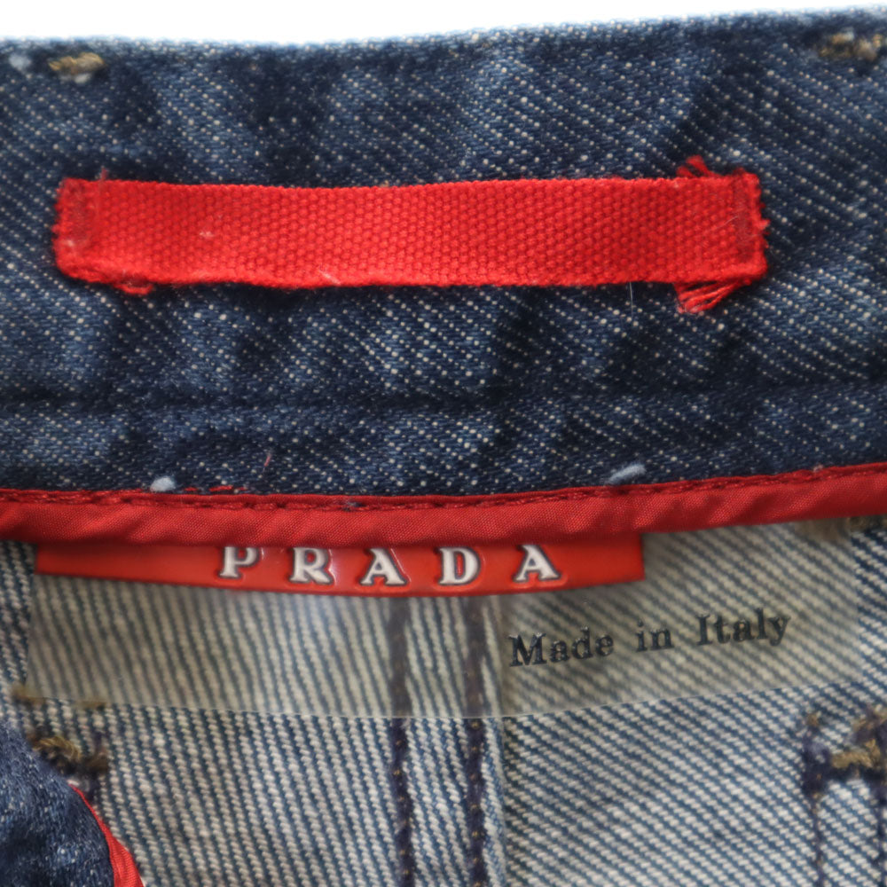 PRADA プラダ イタリア製 ボタンフライ デニムパンツ 44 ジーパン レディース