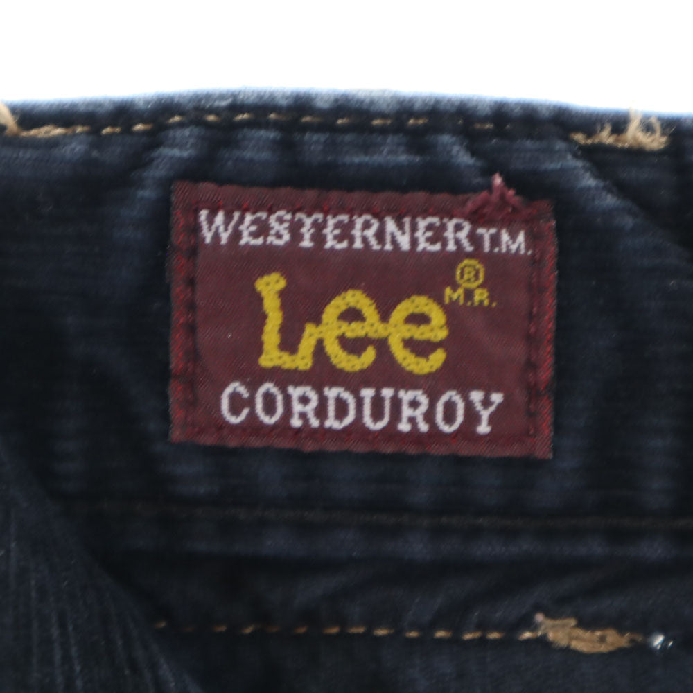 リー コーデュロイパンツ W30 ネイビー Lee メンズ