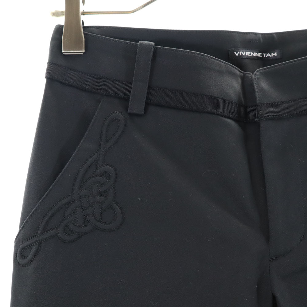 VALENTINO ヴァレンティノ 日本製 ブーツカットパンツ XS 黒 レディース