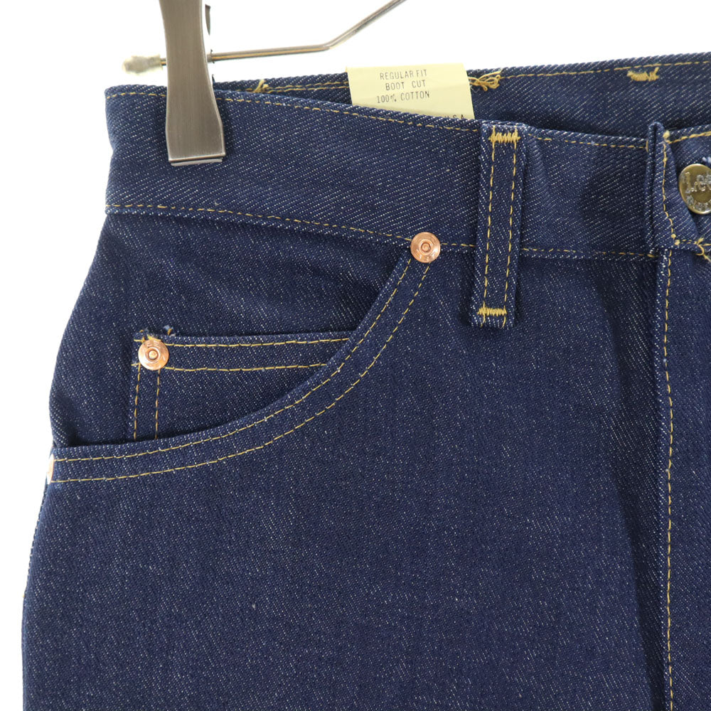Lee リー 90s USA製 デッドストック ストレートデニムパンツ W28 ネイビー ジーパン メンズ