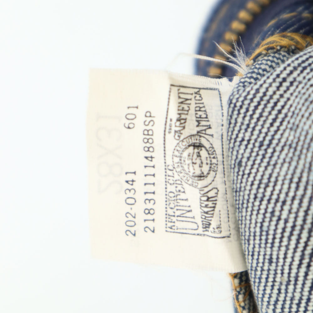 Lee リー 90s USA製 デッドストック ストレートデニムパンツ W28 ネイビー ジーパン メンズ