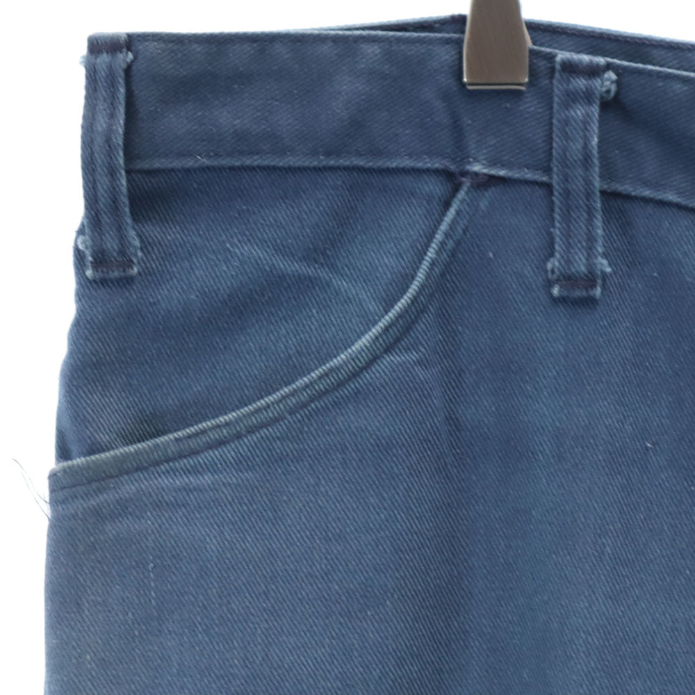Dickies ディッキーズ 80s タロンジップ ヴィンテージ ワークパンツ w42 ブルー系 ビッグサイズ メンズ