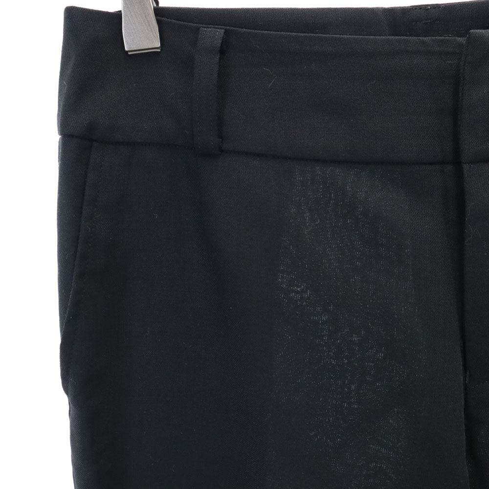 トリココムデギャルソン 00s 2004年 日本製 ウールブレンド クロップドパンツ M ブラック tricot COMME des GARCONS レディース