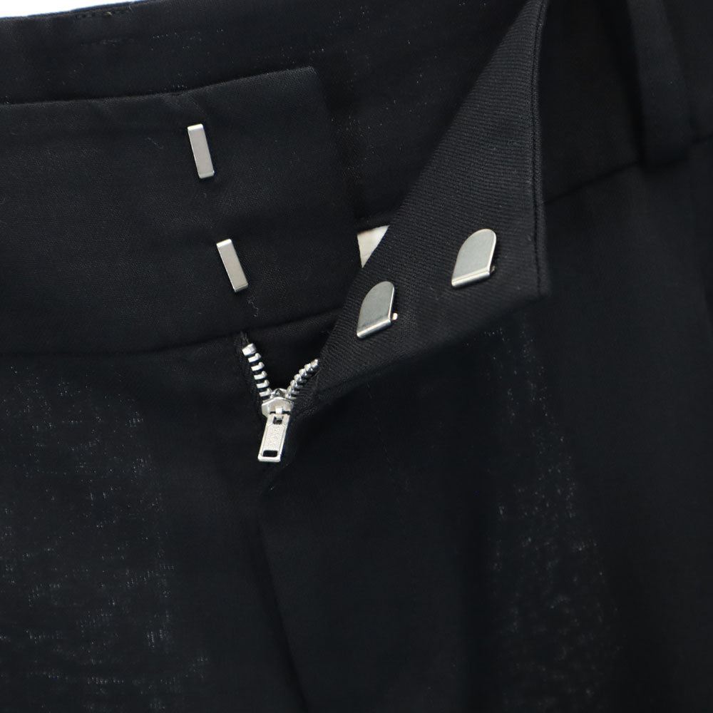 トリココムデギャルソン 00s 2004年 日本製 ウールブレンド クロップドパンツ M ブラック tricot COMME des GARCONS レディース