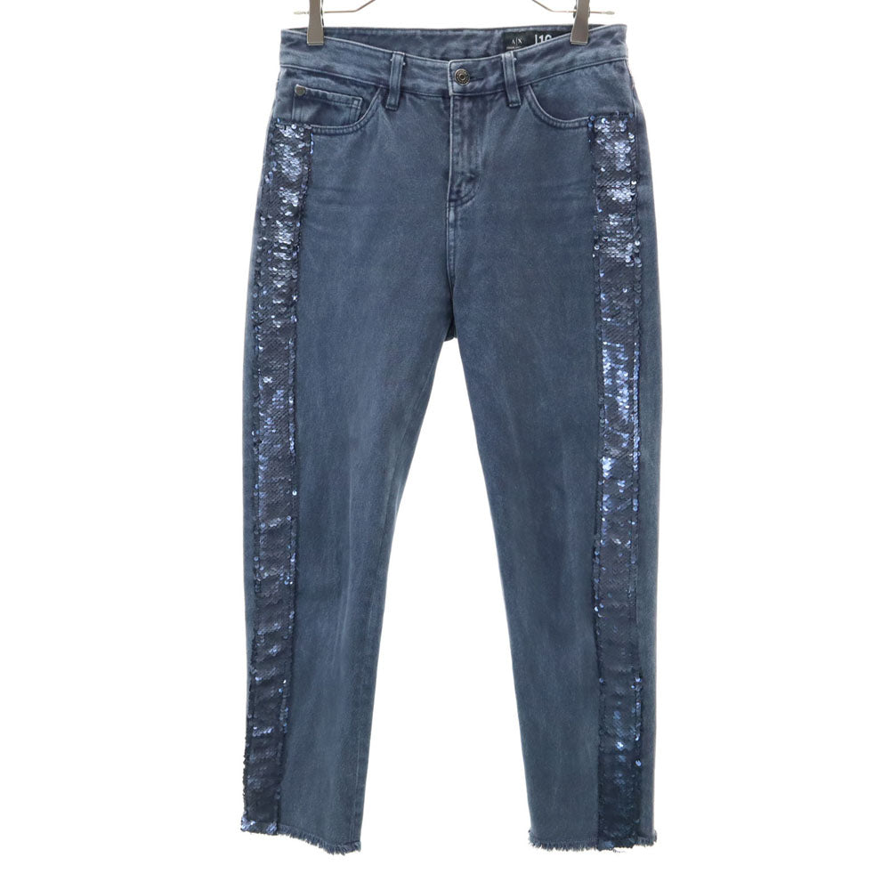 ARMANI EXCHANGE アルマーニエクスチェンジ スリムデニムパンツ 25 グレー系 レディース