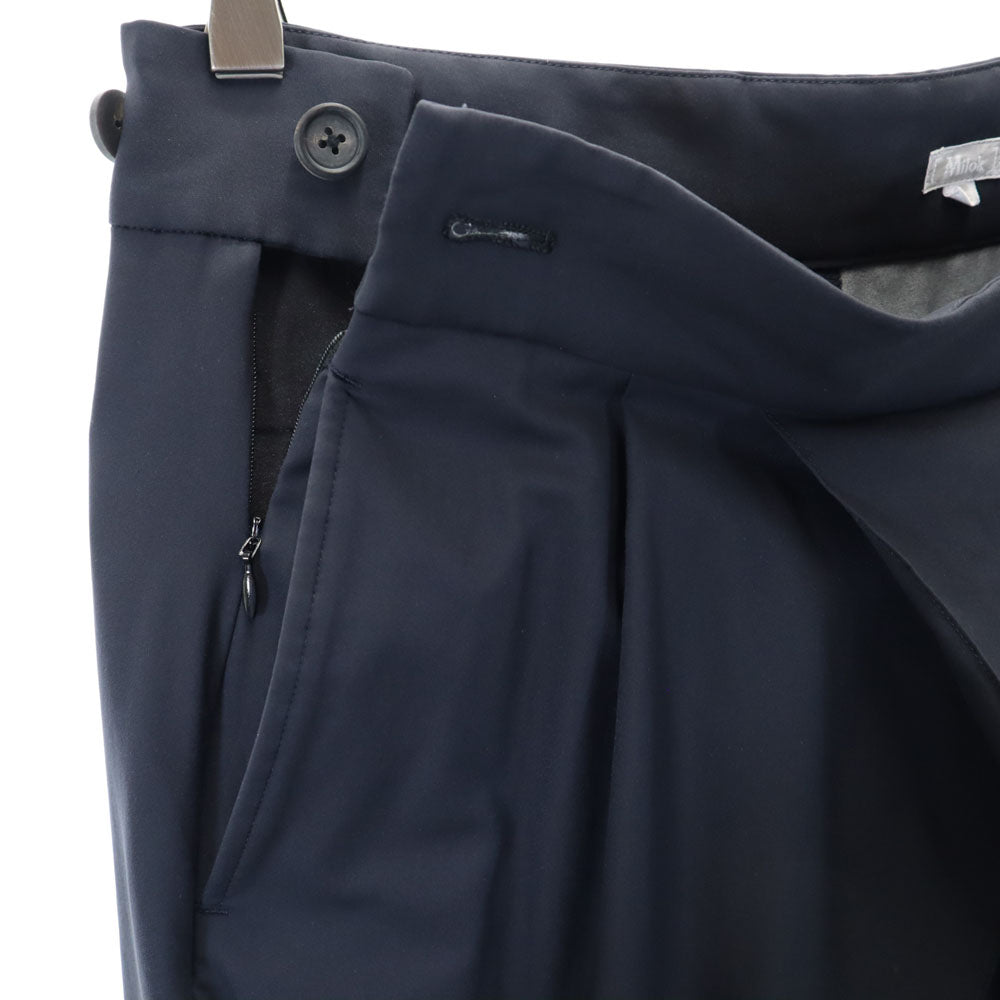 Milok ミロック 日本製 デザイン パンツ 44 ブラック メンズ