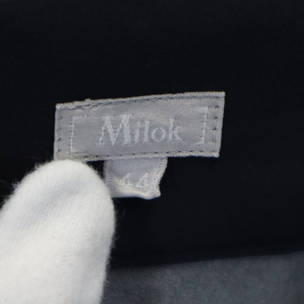 Milok ミロック 日本製 デザイン パンツ 44 ブラック メンズ