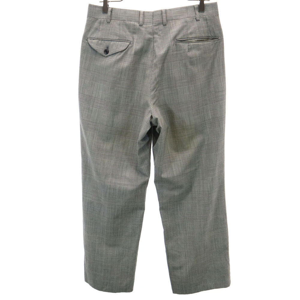 BURBERRY バーバリー 90s オールド チェック柄 スラックスパンツ W82 グレー メンズ