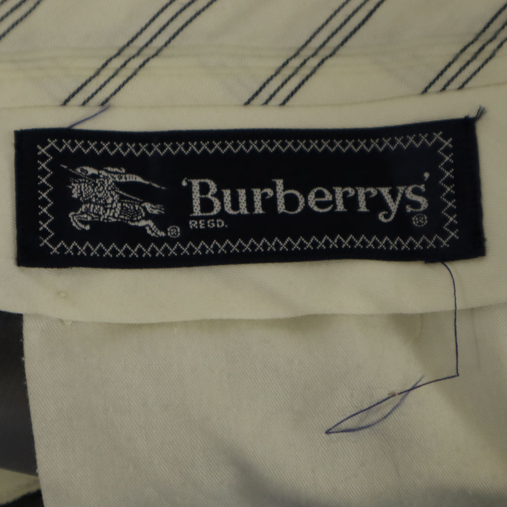 BURBERRY バーバリー 90s オールド チェック柄 スラックスパンツ W82 グレー メンズ