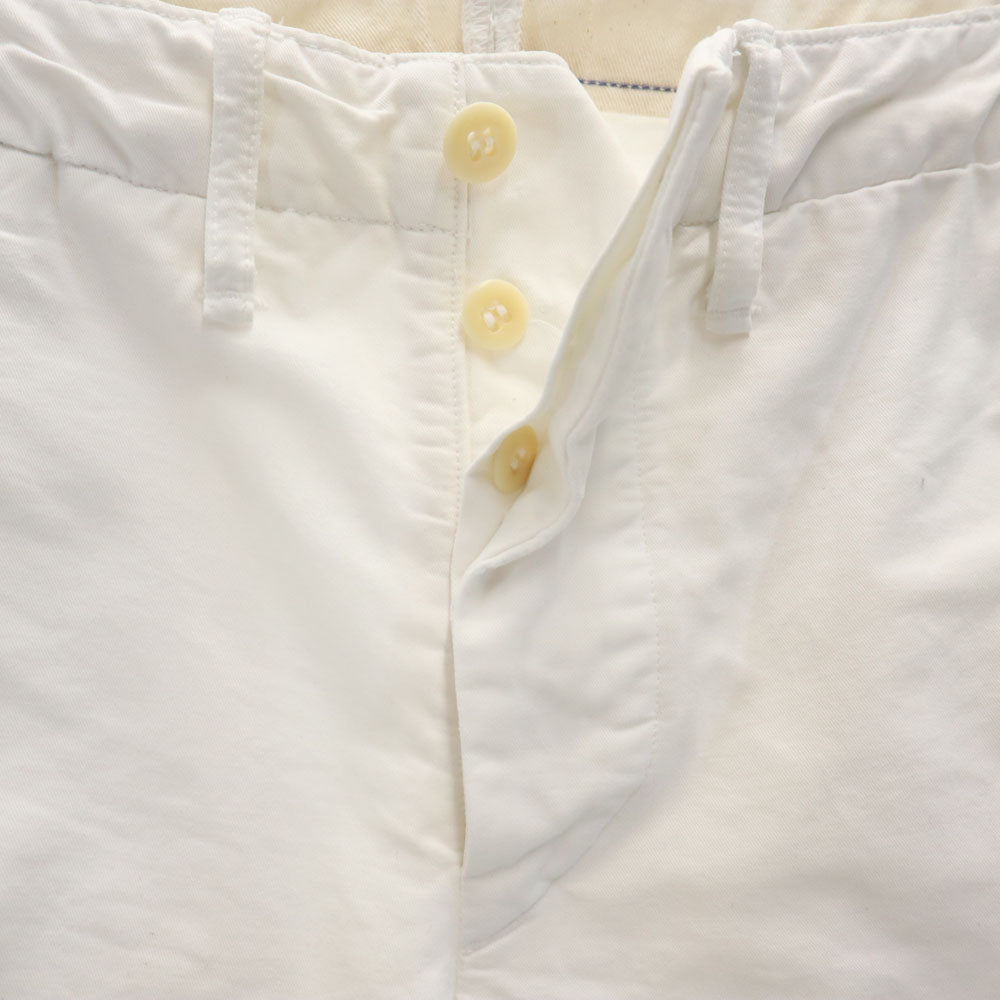 ダブルアールエル ラルフローレン ロングパンツ W29 白 RRL ボタンフライ メンズ