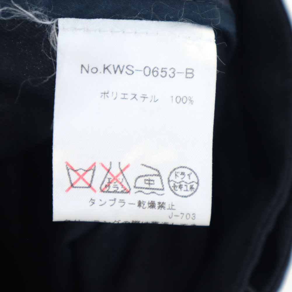 MAISON KITSUNE メゾンキツネ スラックスパンツ 36 ネイビー テーパード レディース