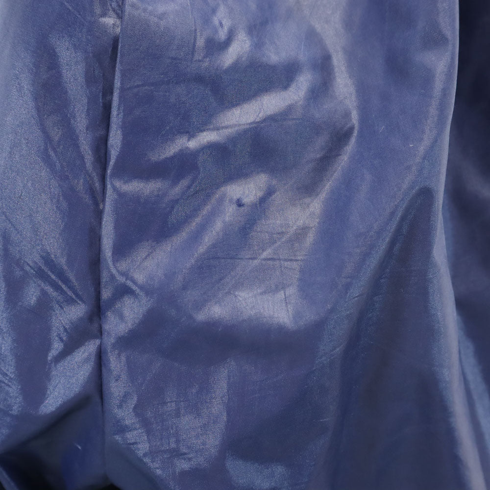 adidas アディダス 70s デサント製 ヴィンテージ 西ドイツタグ 中綿 オーバー パンツ 4 ネイビー×ホワイト サイドジップ ウエストゴム メンズ