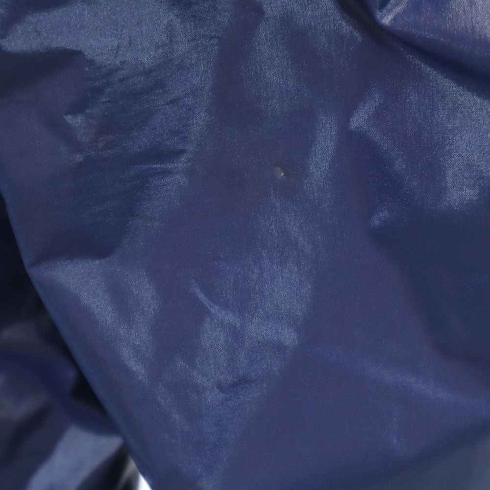 adidas アディダス 70s デサント製 ヴィンテージ 西ドイツタグ 中綿 オーバー パンツ 4 ネイビー×ホワイト サイドジップ ウエストゴム メンズ