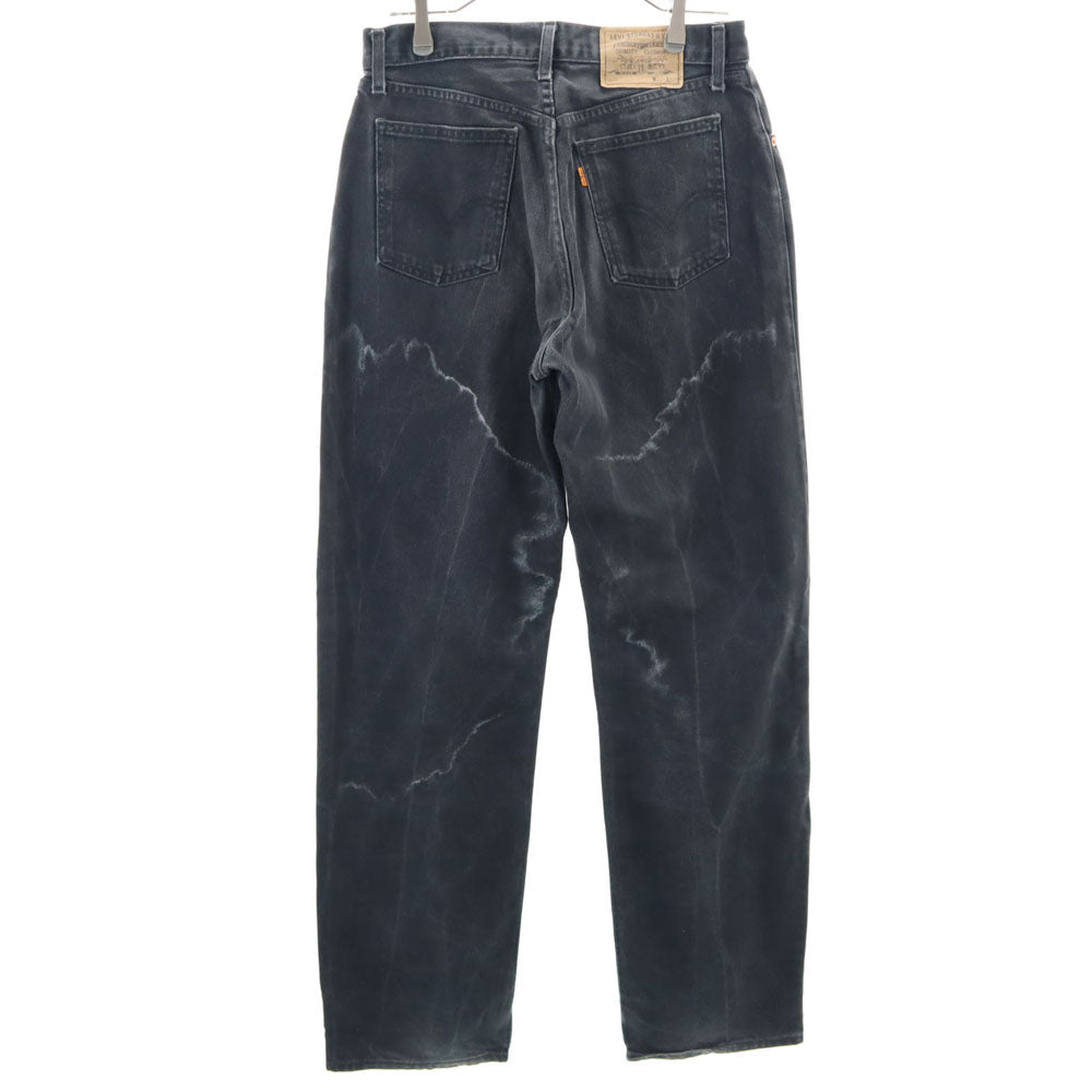 Levi's リーバイス 605 スペイン製 ユーロリーバイス ブラック デニムパンツ W31 ブラック ボタンフライ ジーンズ メンズ