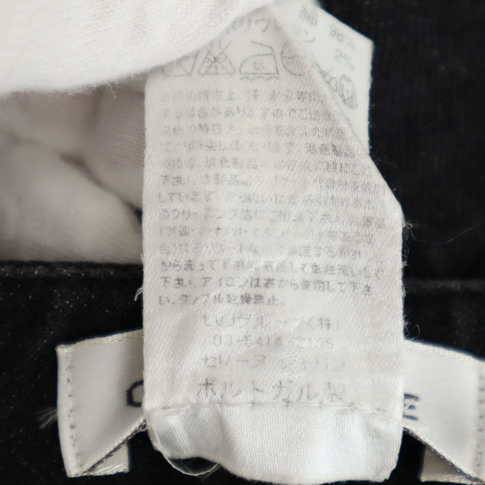 CELINE セリーヌ ポルトガル製 ブラック デニムパンツ 36 ブラック ジーンズ レディース