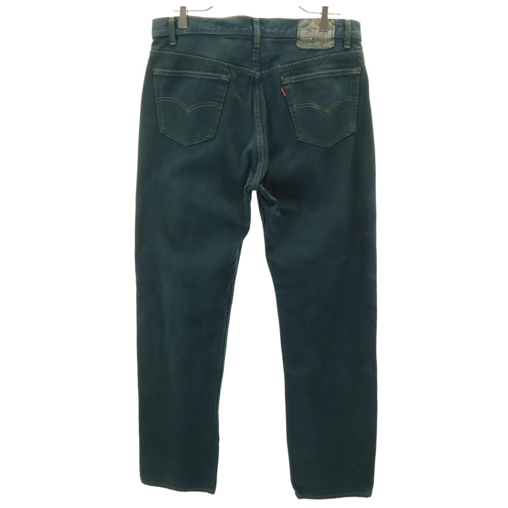 Levi's リーバイス 90s 501 USA製 後染め デニムパンツ W36 深緑系 ジーンズ ボタンフライ メンズ