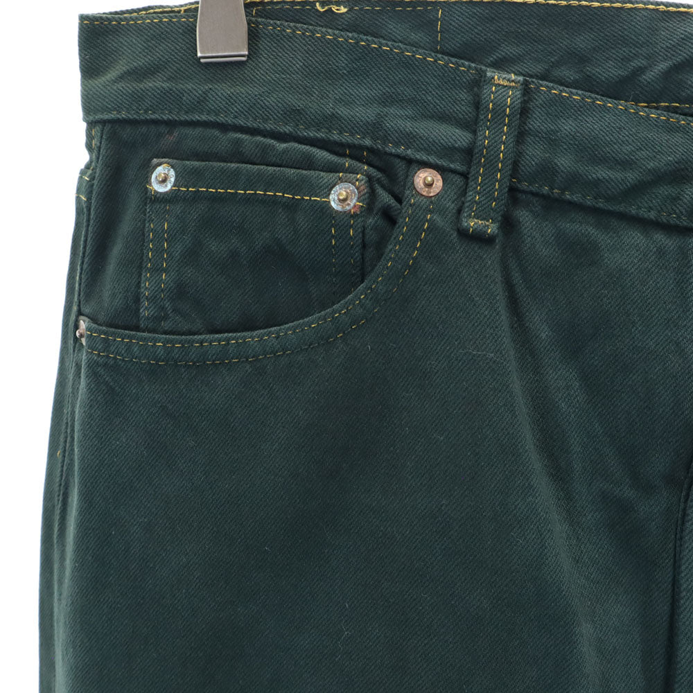 Levi's リーバイス 90s 501 USA製 後染め デニムパンツ W36 深緑系 ジーンズ ボタンフライ メンズ
