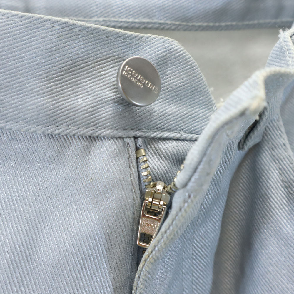 ICE JEANS アイスジーンズ ラメ ストレートデニムパンツ W30 ブルー系 GILMAR メンズ