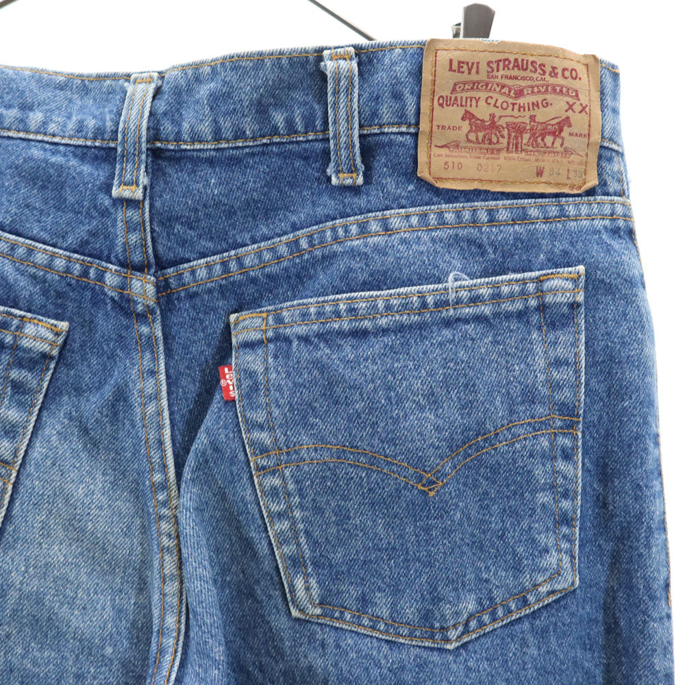 Levi's リーバイス 90s 510 USA製 デニムパンツ W34 ブルー ジーンズ メンズ