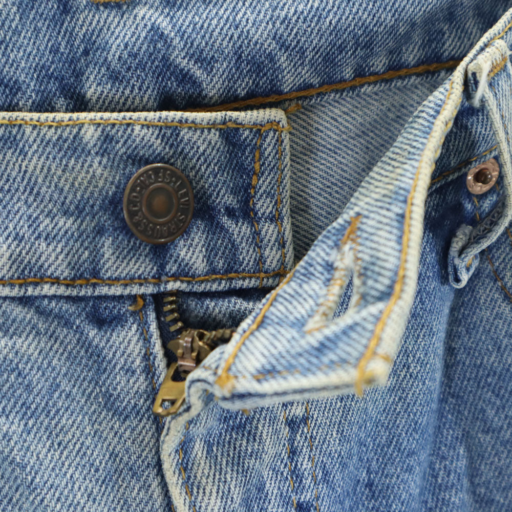 リーバイス 95年製 90s 510 USA製 デニムパンツ W34 ブルー系 Levi's ジーンズ メンズ