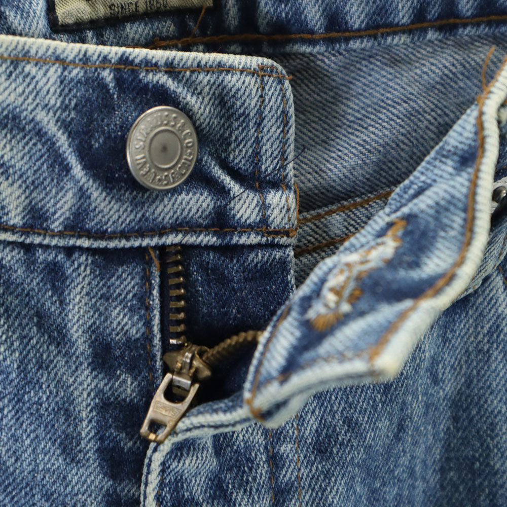 Levi's リーバイス 87年製 80s 日本製 シルバータブ テーパード デニムパンツ W33 ブルー系 ジーンズ メンズ